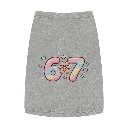 Pet Tank Top — Cute Puppy Paw Print for Dog Lovers