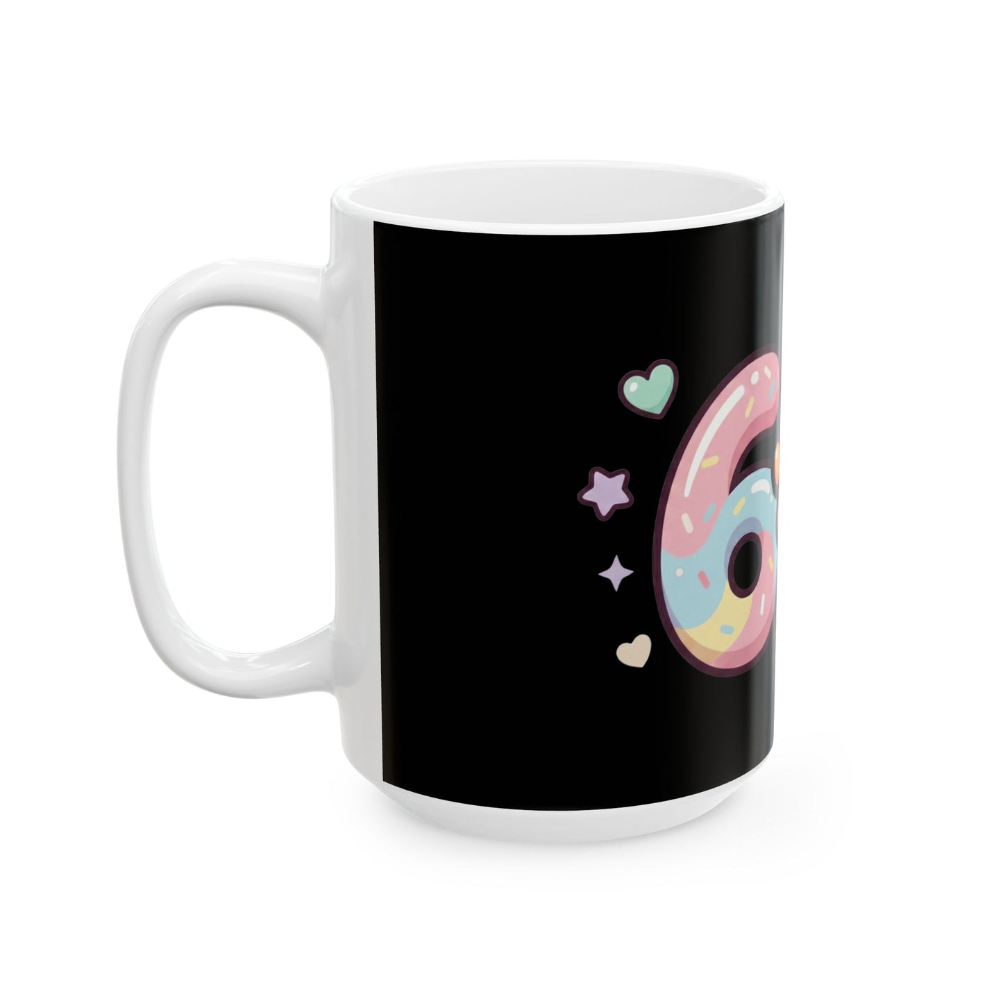 Dog Paw Print Ceramic Mug — Cute Puppy Paw Graphic for Dog Lovers (11oz & 15oz)