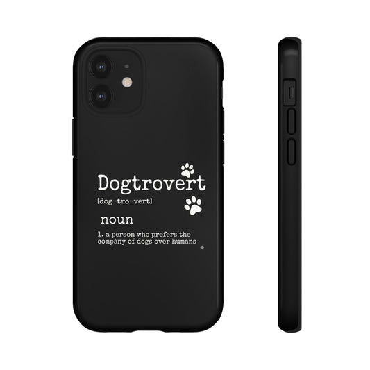 Dogtrovert Definition Shirt – Funny Dog Lover Quote, Introvert Dog Person Gift, Cute Puppy Illustration Design