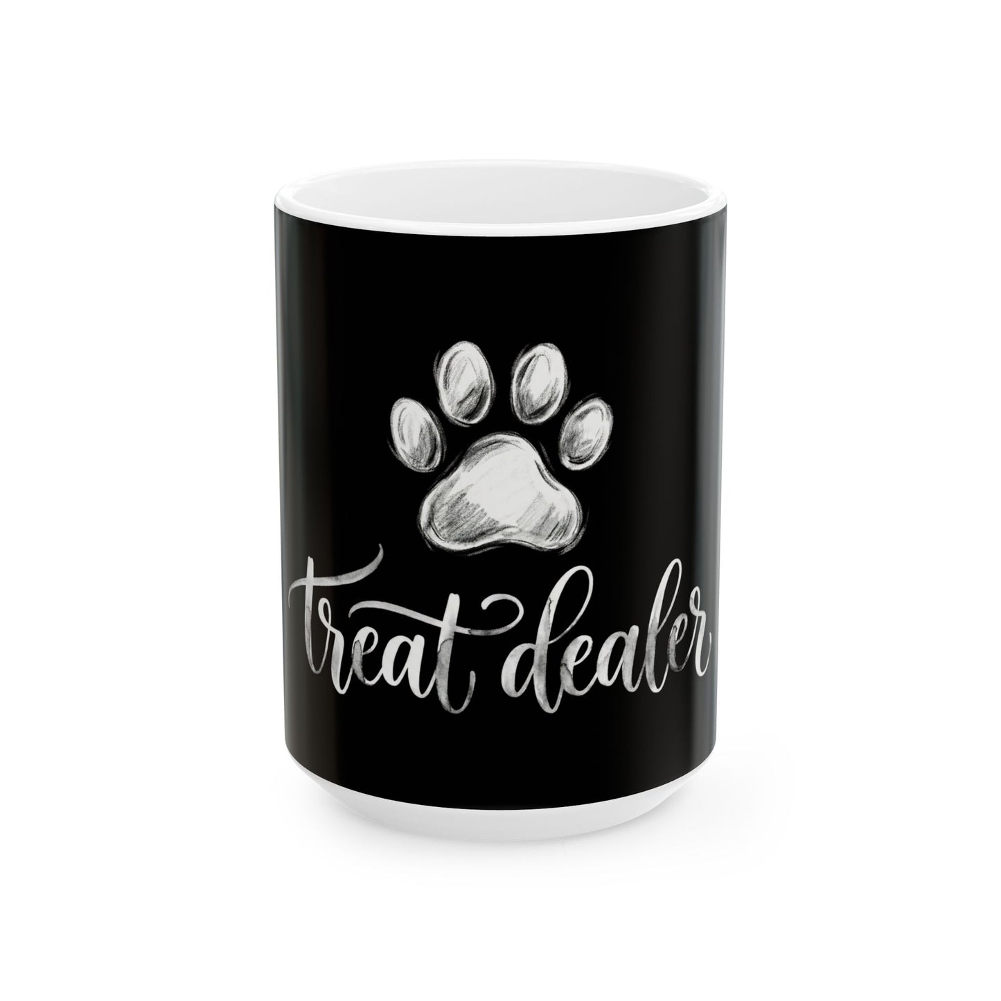 Treat Dealer - Funny Dog Mom & Pet Owner Typography