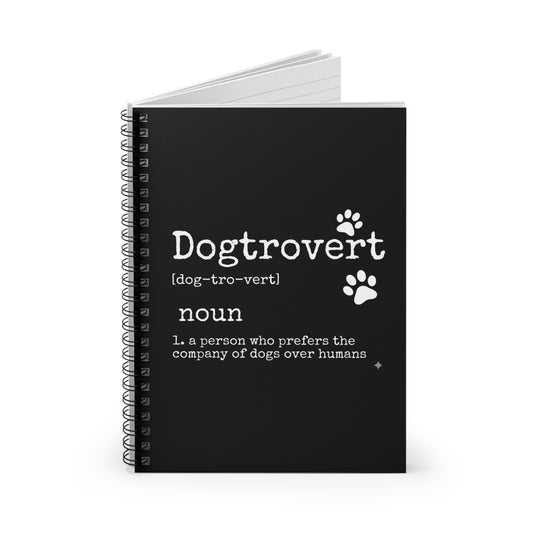 Dogtrovert Definition Shirt – Funny Dog Lover Quote, Introvert Dog Person Gift, Cute Puppy Illustration Design