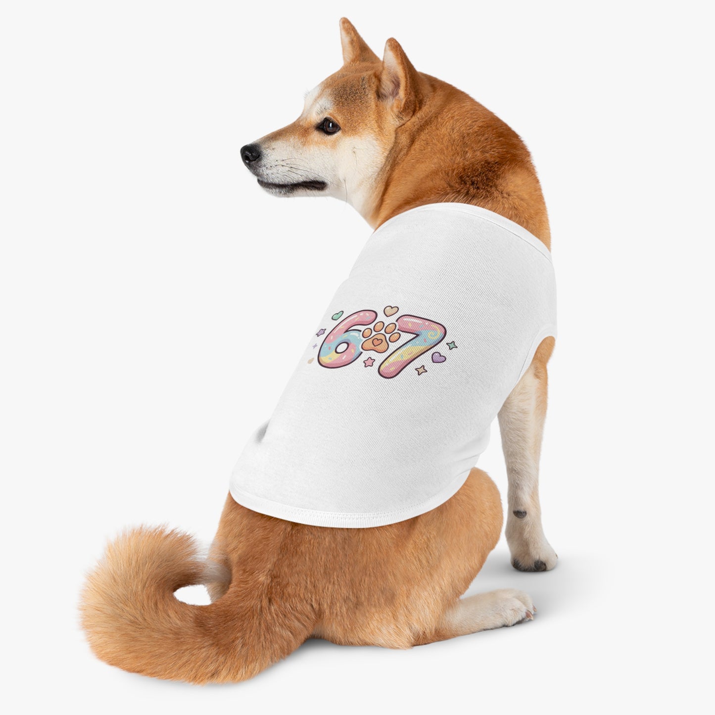 Pet Tank Top — Cute Puppy Paw Print for Dog Lovers