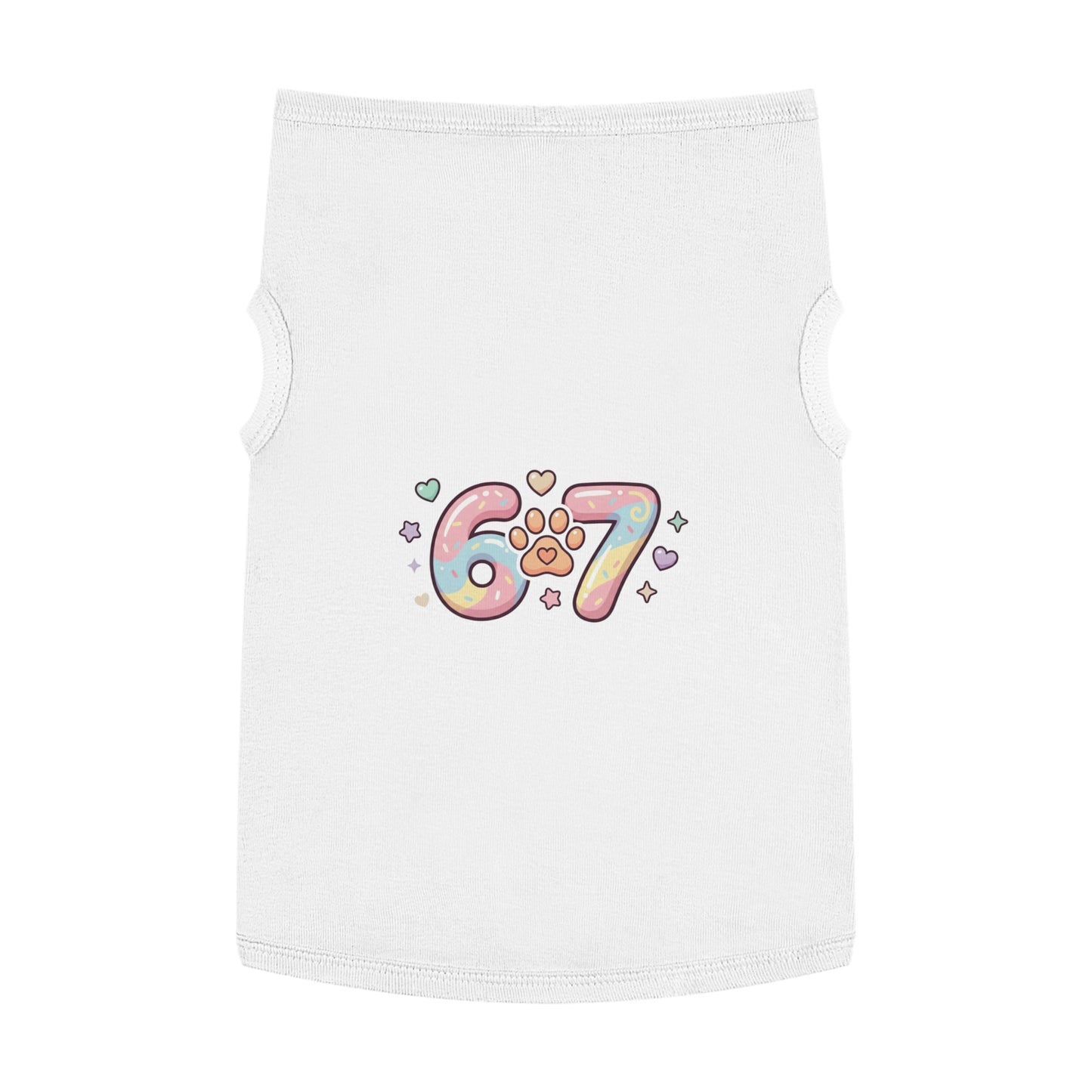 Pet Tank Top — Cute Puppy Paw Print for Dog Lovers