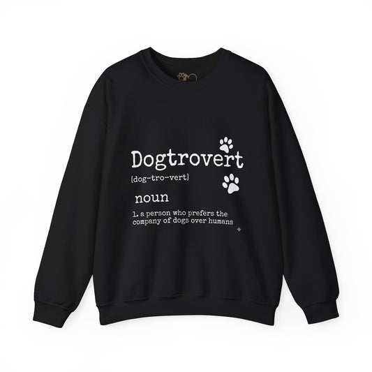 Dogtrovert Definition Shirt – Funny Dog Lover Quote, Introvert Dog Person Gift, Cute Puppy Illustration Design